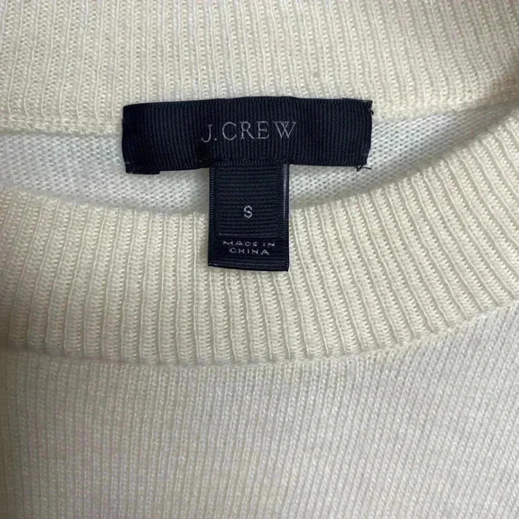 J. CREW Wool Blend Ruffle Sleeves Sweater - Picture 4 of 5